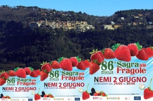 La Sagra delle Fragole a Nemi un modo diverso per trascorrere il 2 Giugno.