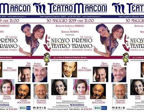 Teatro Marconi, CultureCreative presenta “Nuovo Premio Teatro Traiano”.