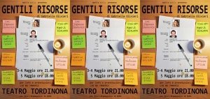 Al Teatro Tordinona va in scena “Gentili risorse” di Gabriella Olivieri.