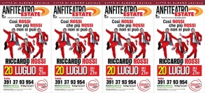 Anfiteatro Albano Estate Riccardo Rossi in “Così Rossi che più Rossi non si Può”.