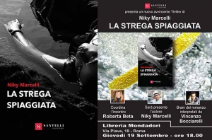 Roma, Libreria Mondadori Niky Marcelli presenta “La strega spiaggiata”.