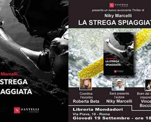 Roma, Libreria Mondadori Niky Marcelli presenta “La strega spiaggiata”.