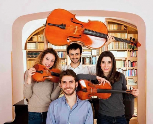 Quartetto Werther con Mozart e Schumann chiudono “Note in Biblioteca”.