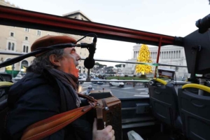 Campidoglio rinviato al 7 gennaio “Open Bus Ambrogio Sparagna”,