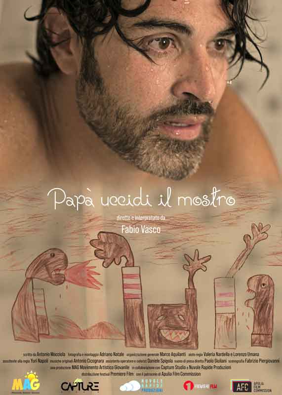 Fabio Vasco in “Papà uccidi il mostro”.