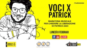 Patrick Zaki 12 ore diretta streaming “Liberatelo”.