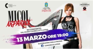 Micol Arpa Rock in concerto Museo Cambellotti Latina.