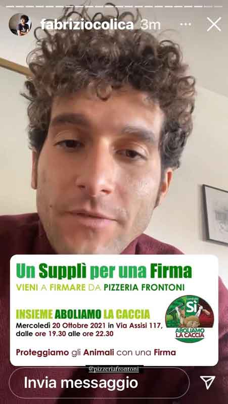 Pizzeria Frontoni presenta “Un Supplì per una Firma”