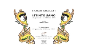 Sahar Khalafi “Istinto sano”.