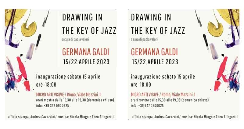 Germana Galdi “Drawing in The Key of Jazz”.