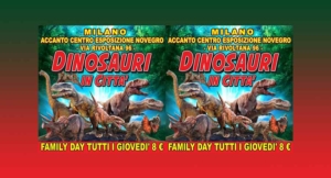 Milano Segrate arriva “Dinosauri in città”