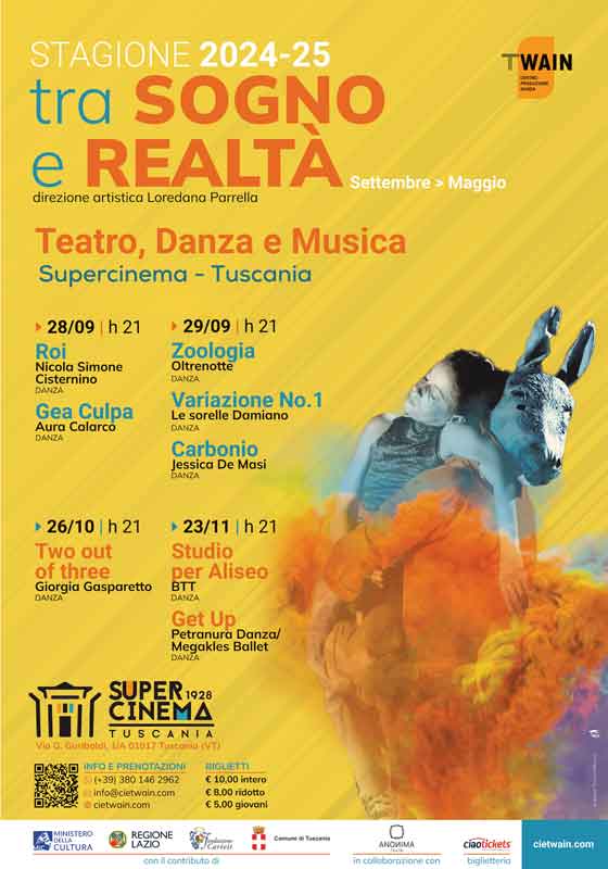 Tuscania VT, Supercinema. Danza, Teatro e Musica.