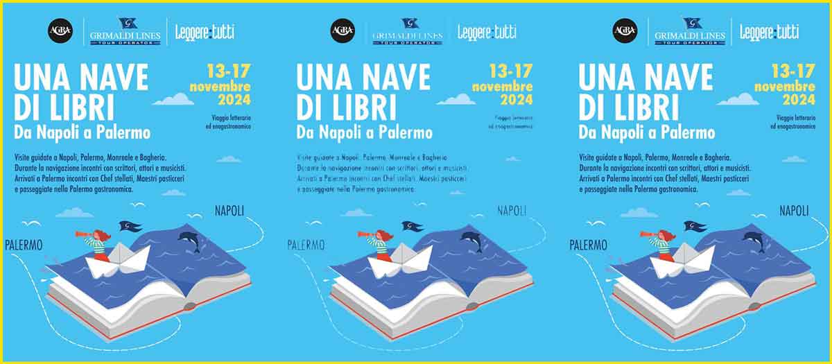 Nave di Libri: Un Viaggio Letterario da Napoli a Palermo.