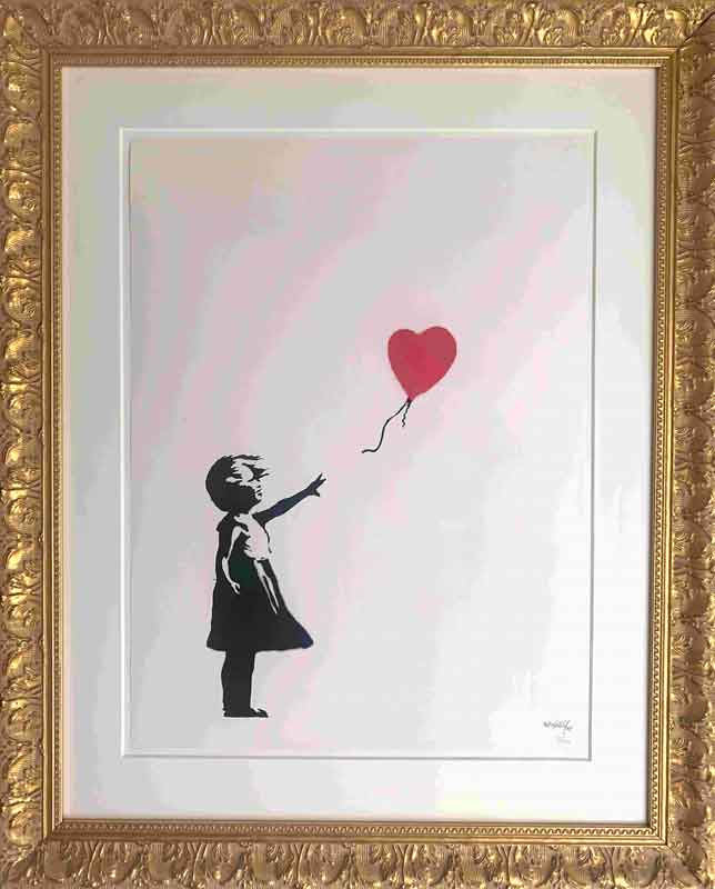 Warhol vs Banksy Girl-with-Baloon