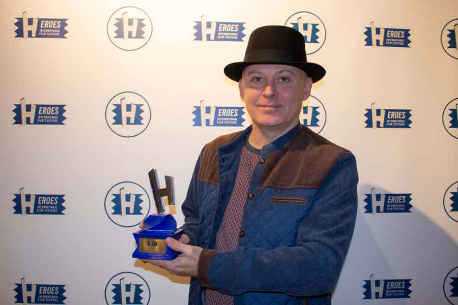 Heroes International Tommy Andreasen al momento della premiazione