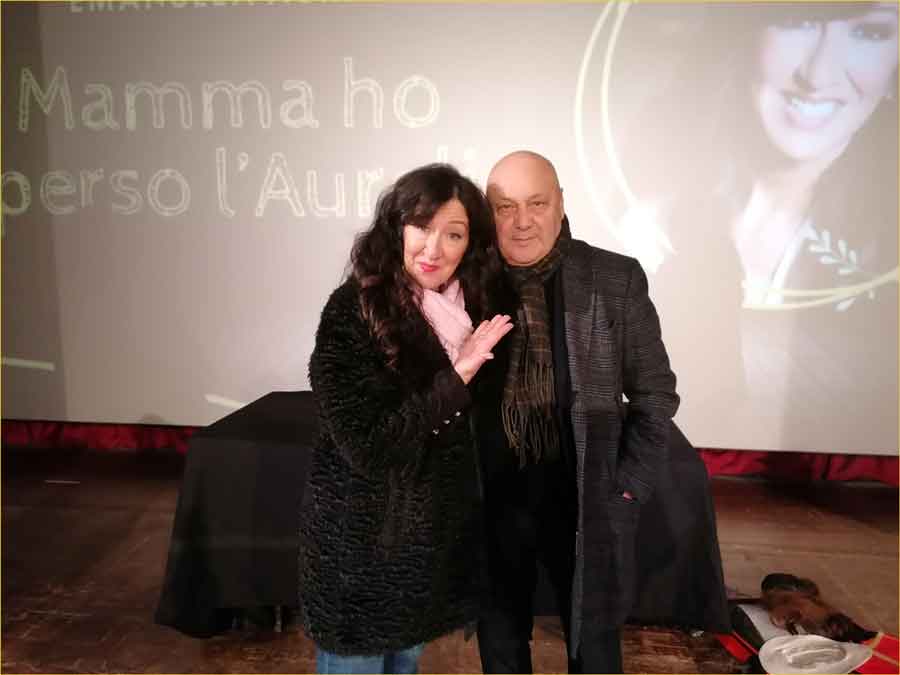 Emanuela Aureli con il Patron